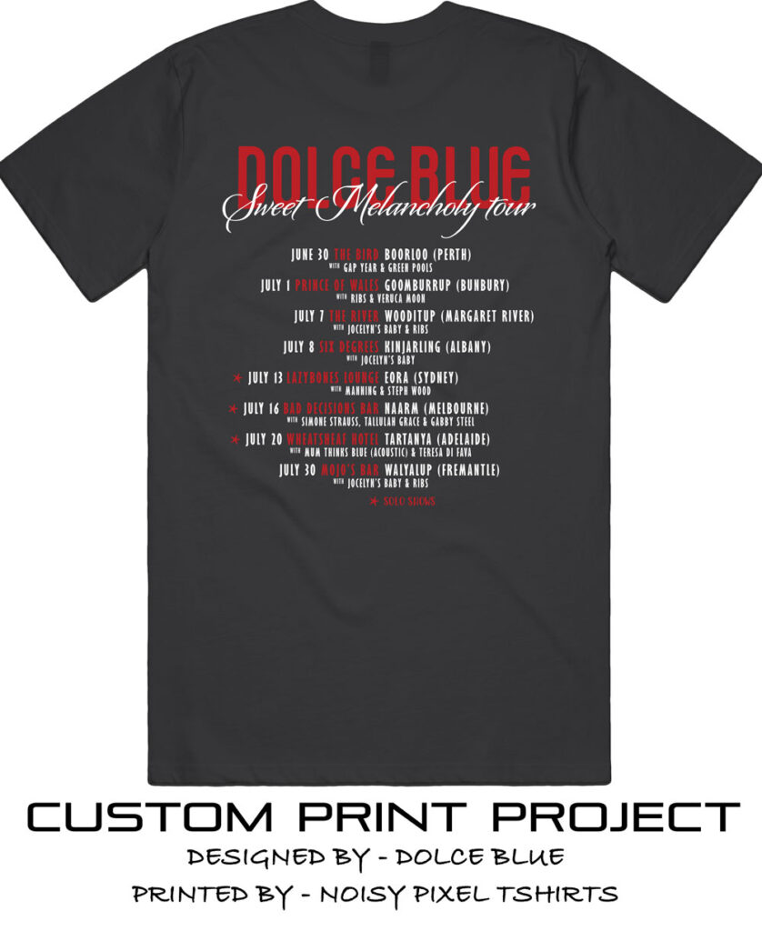 T Shirt Printing Perth Online Design and Custom T Shirt Printing